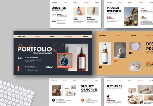 Minimal Project Portfolio Presentation Template