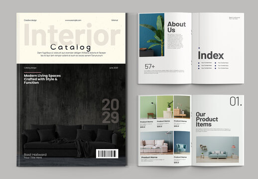 Product Catalog Brochure Template