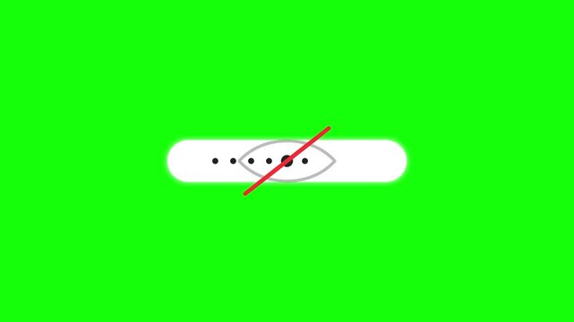 Minimalist digital speedometer gauge animation rotating red needle on a vibrant green screen background motion clip