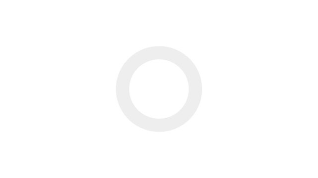 Yellow loading circle animation spinning in a continuous loop for digital interface motion video footage