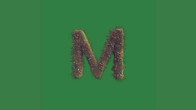 green screen white background letter m animated chromakey background gesture scene layers colorful emotion cartoonish figure movement elements design frame