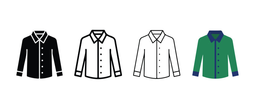 business shirts with buttons  black white green blue