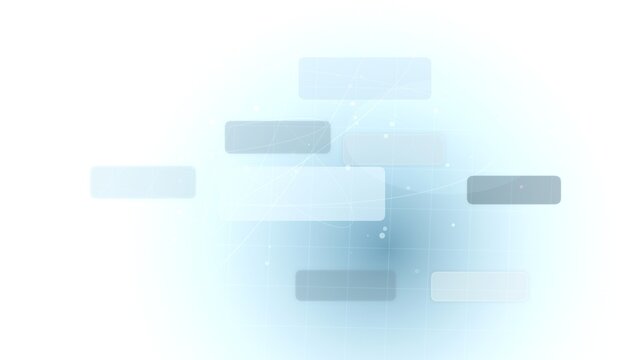 Abstract futuristic light grid background with rectangles and lines