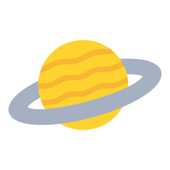 saturn flat icon © Muhammad Naufal S.