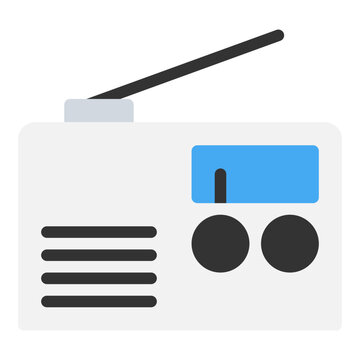 radio flat icon