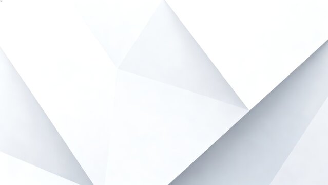 Abstract geometric white and gray shapes