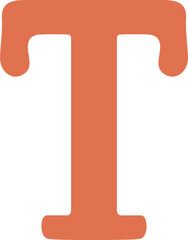alphabet letter T icon © maridownload