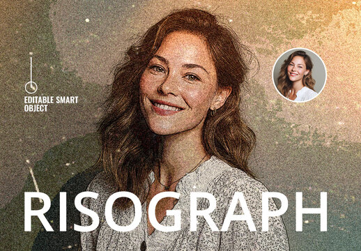 Risograph Photo Effect