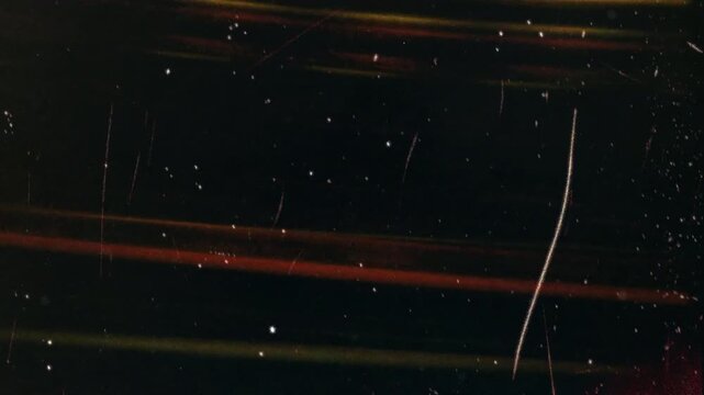 Vintage scratched old film projector effect