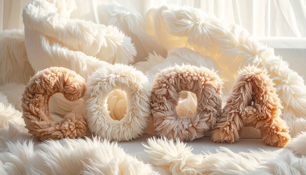 Cozy Knit Letters