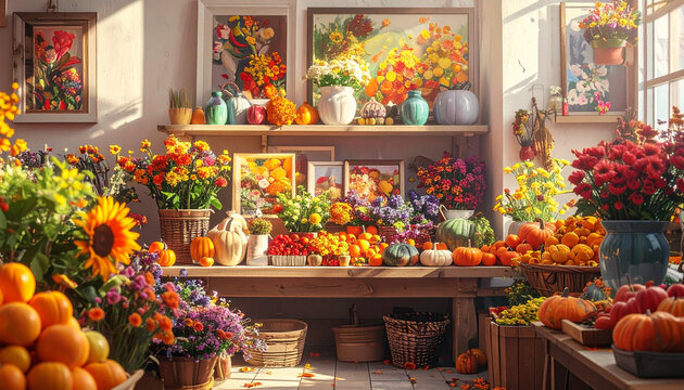 Rustic Flower Market