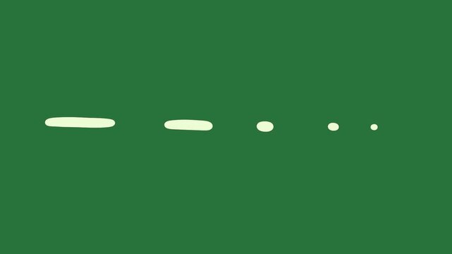 A green background with white dot on it and screen border line dots circles green screen animated chromakey background depth backgrounds layers gesture style illustration elements motion
