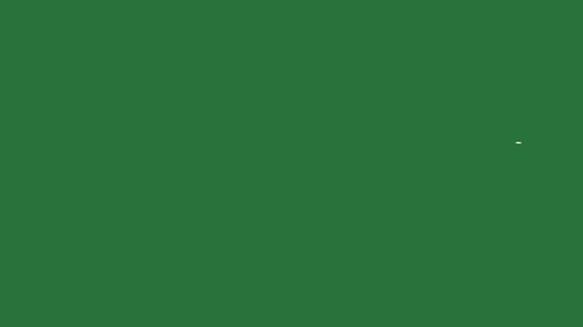 A green background with an image of whale and screen water droplets on it white drop circle in the middle green screen animated chromakey background design frame movement scene cartoonish