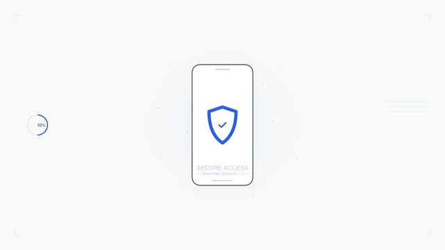 Two-factor authentication on a computer screen in a dark room