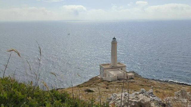 the Punta Palascio lighthouse in Otranto