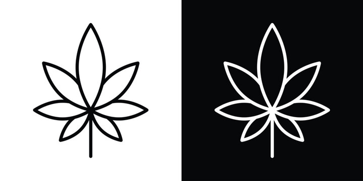 Cannabis leaf icon