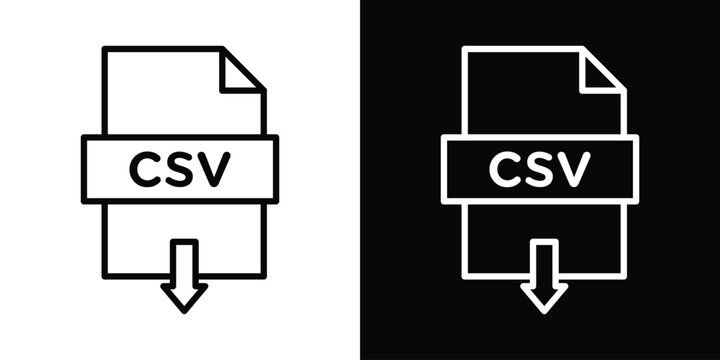 Download CSV file icon