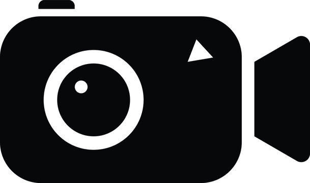 Black-and-white camera with recording overlay lens