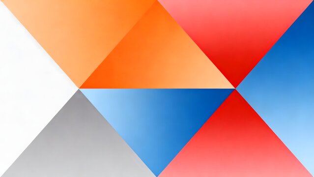Colorful geometric triangle pattern
