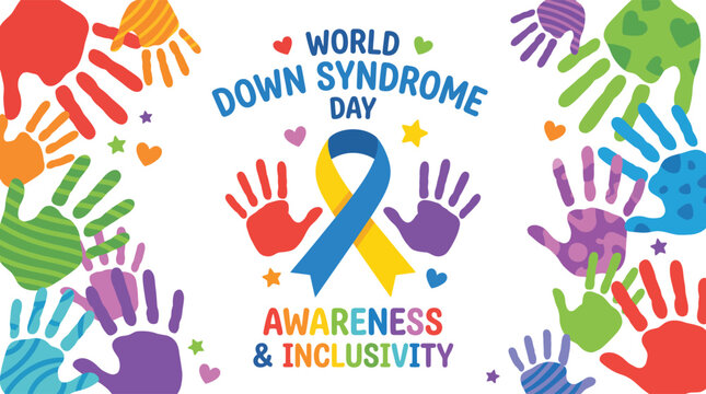 World Down Syndrome Day Awareness and Inclusivity Poster