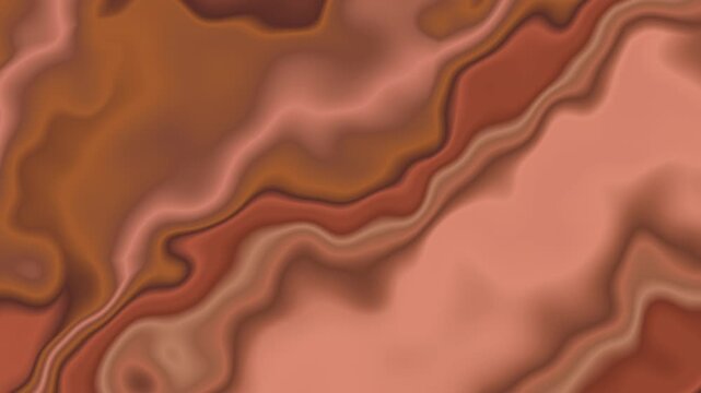 Video Background Rustic Terracotta Copper Bronze Metallic Foil Chaotic Marbling Fluid Texture Presentation Backdrop