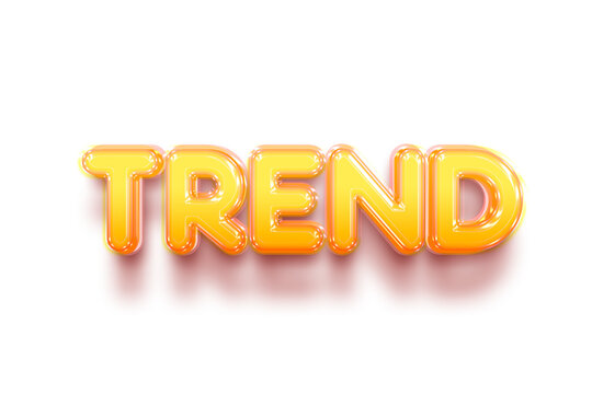 Editable 3D Trend Text Effect Template
