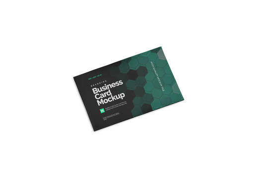 Business Card Mockup Realistic Design for Marketing and Packaging
