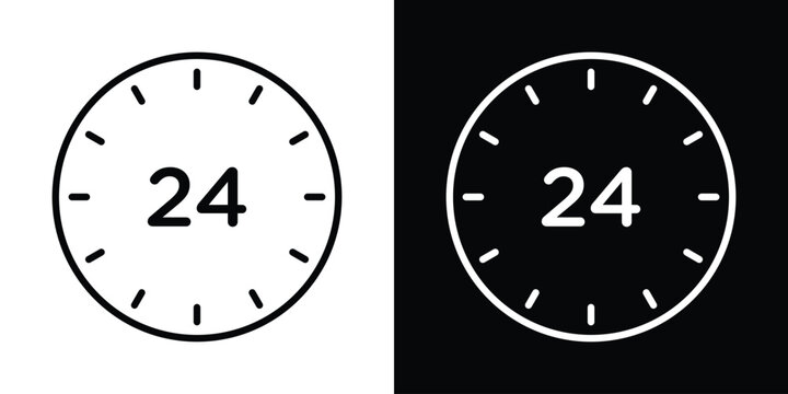 Time twenty four icon