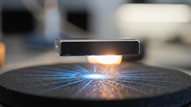 Levitating Technology - A Modern Marvel of Magnetic Suspension.