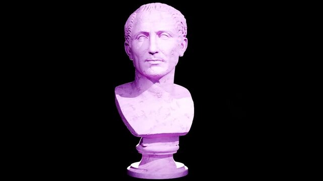 Rotating Sculpture of Farnese Caesar Digital Sculpture
