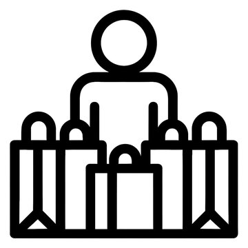 Security gate icon with padlock and protection