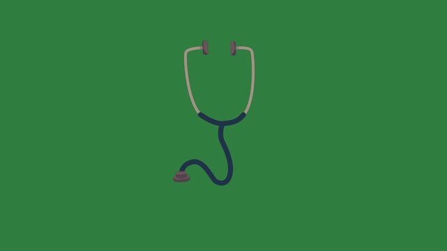 Hole Snake Animated Green Screen Chroma Key Background