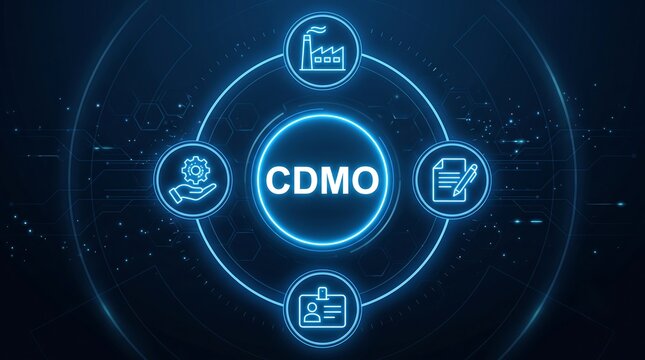 CDMO acronym. A Contract Development and Manufacturing Organization is a company that provides comprehensive services to pharmaceutical vector new ai