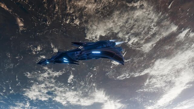 In the distant future, Earth is attacked by an alien race. 