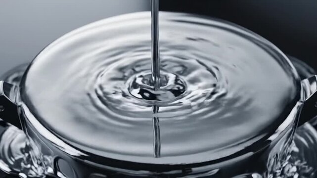 Liquid Metal Pouring - A Study in Fluid Dynamics and Reflection.