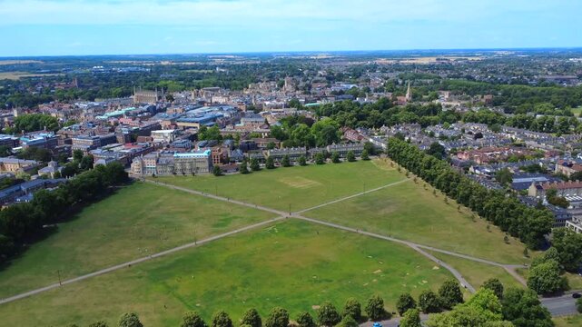 Parker's Piece Cambridge 4K Aerial Drone Footage