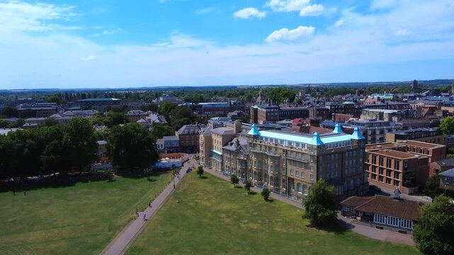 Parker's Piece Cambridge 4K Aerial Drone Footage