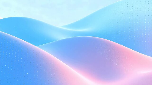 Abstract blue and pink wave patterns