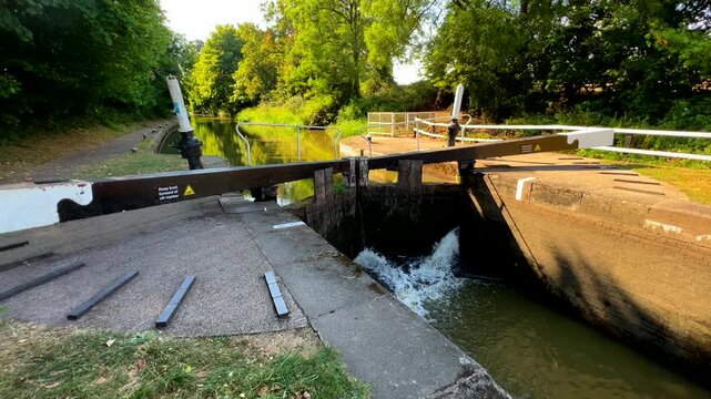 Grand Union Canal Hatton Locks Warwickshire England UK