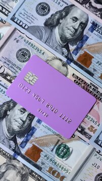 A credit card for contactless cashless payments via a terminal or online. A credit card for a financial background