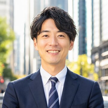 若い日本人のビジネスマン