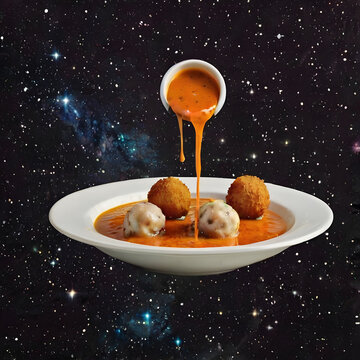 Fish balls with sauce