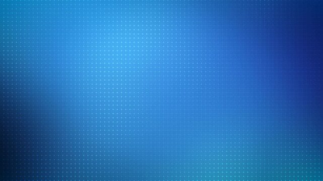 Abstract Blue Digital Grid with Dynamic Dots. Cyber Network Technology Motion Background.