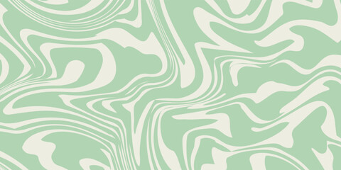 Fototapeta premium Green marble acrylic seamless pattern, wave texture, watercolor marble background.