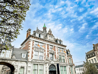 Fototapeta premium Antique building view in Namur, Belgium