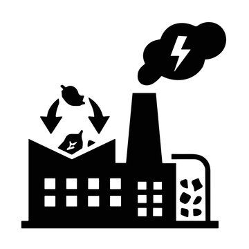 icon silhouette fuel conversion process vector illustration