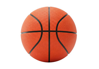 Obraz premium Orange basketball ball isolated on white background