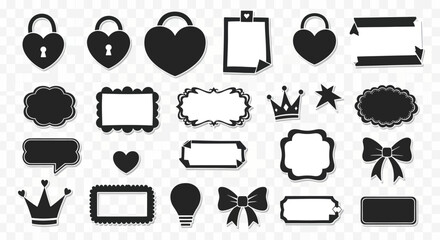 Collection of Decorative Graphic Elements and Icons. © Welas