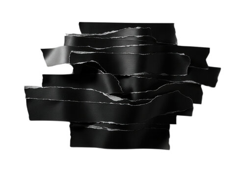 Glitchy black distorted video effect