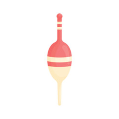 Fishing Float Vector Illustration Bobber Tackle Equipment for Angling Isolated Flat Design © Makarova Asel
